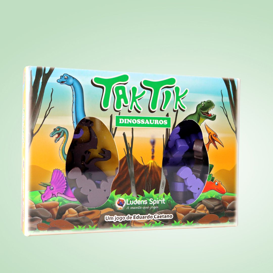 TAK TIK - DINOSSAUROS - VERDE E AMARELO